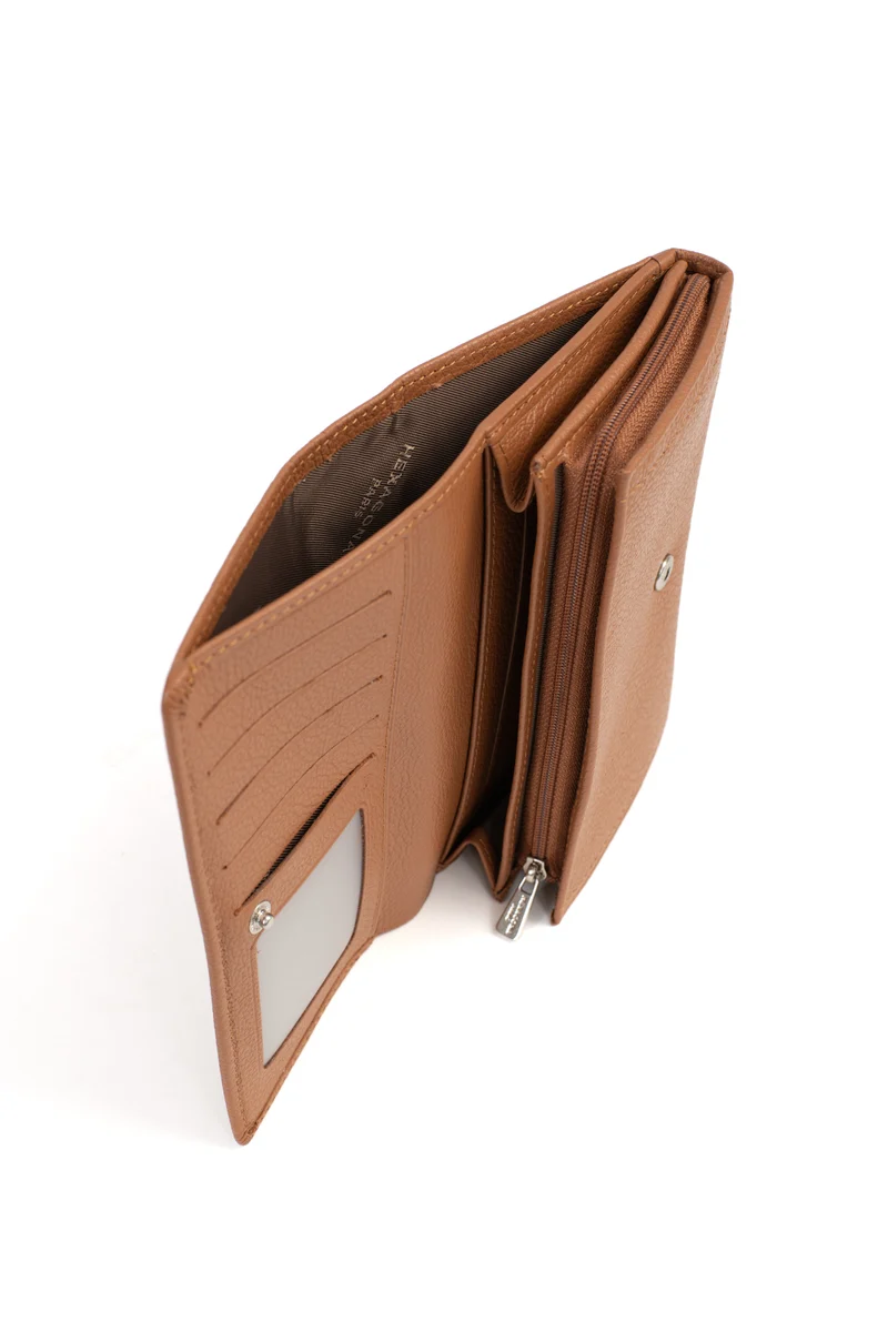 Portefeuille long - 1 volet - Stop RFID - Cuir
