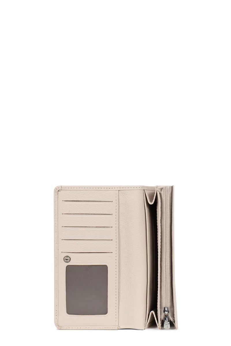 Portefeuille long - 1 volet - Stop RFID - Cuir