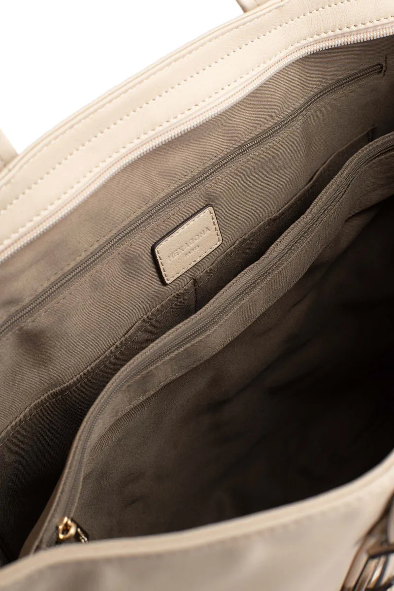 Sac cabas porté épaule - A4 - Cuir de vachette