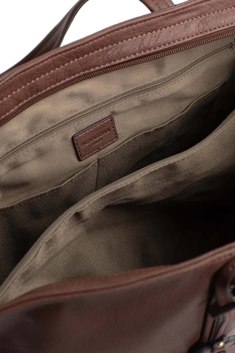 Sac cabas porté épaule - A4 - Cuir de vachette