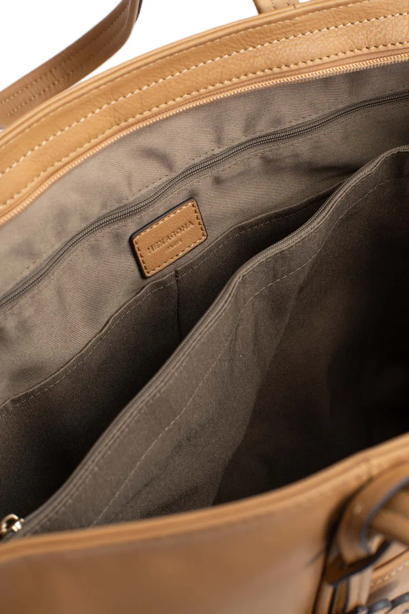 Sac cabas porté épaule - A4 - Cuir de vachette