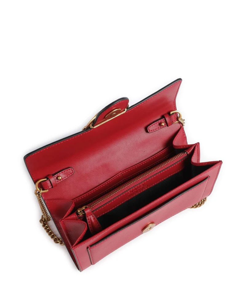 Pinko Love One Portefeuille rosso rio/antique gold