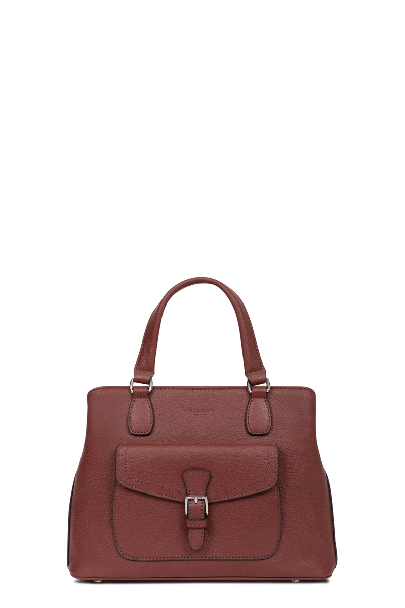 Sac porté main 2 poignées - Cuir