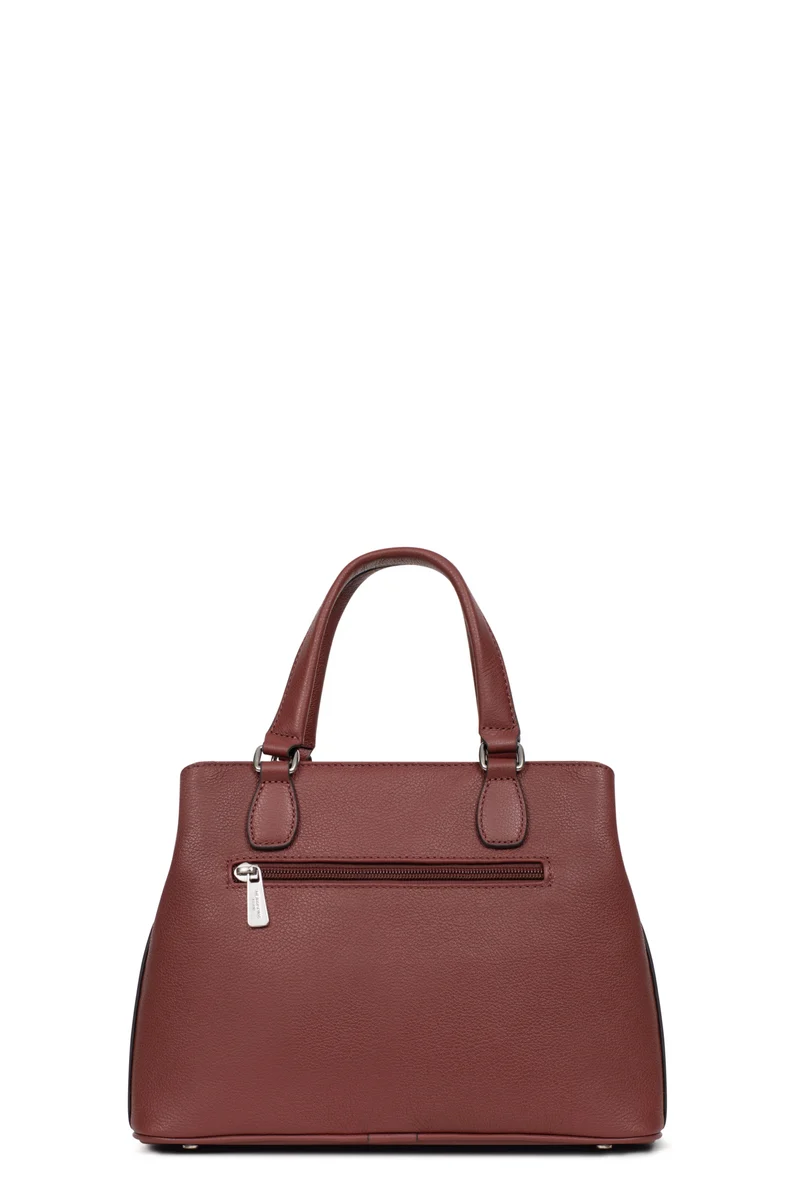 Sac porté main 2 poignées - Cuir
