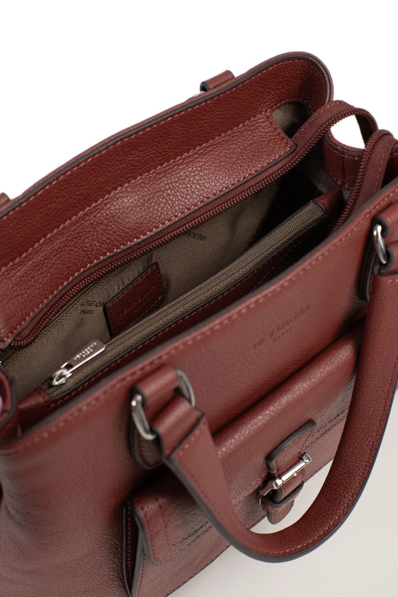 Sac porté main 2 poignées - Cuir