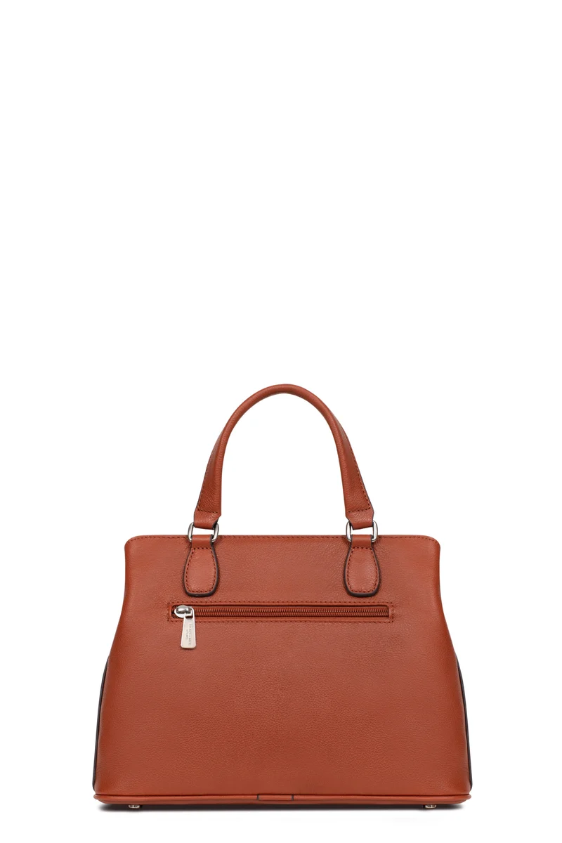 Sac porté main 2 poignées - Cuir