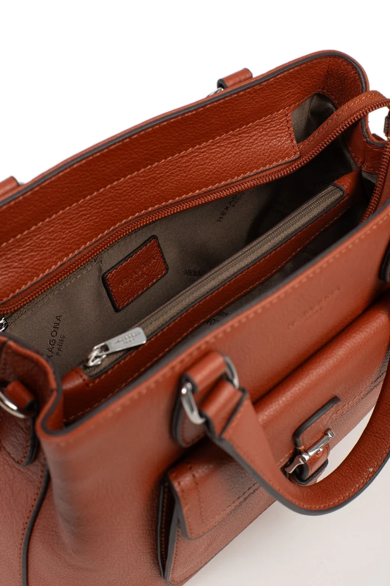 Sac porté main 2 poignées - Cuir