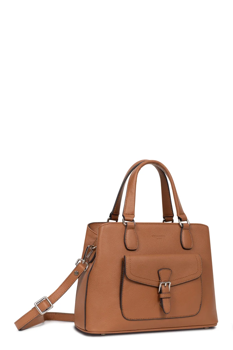 Sac porté main 2 poignées - Cuir