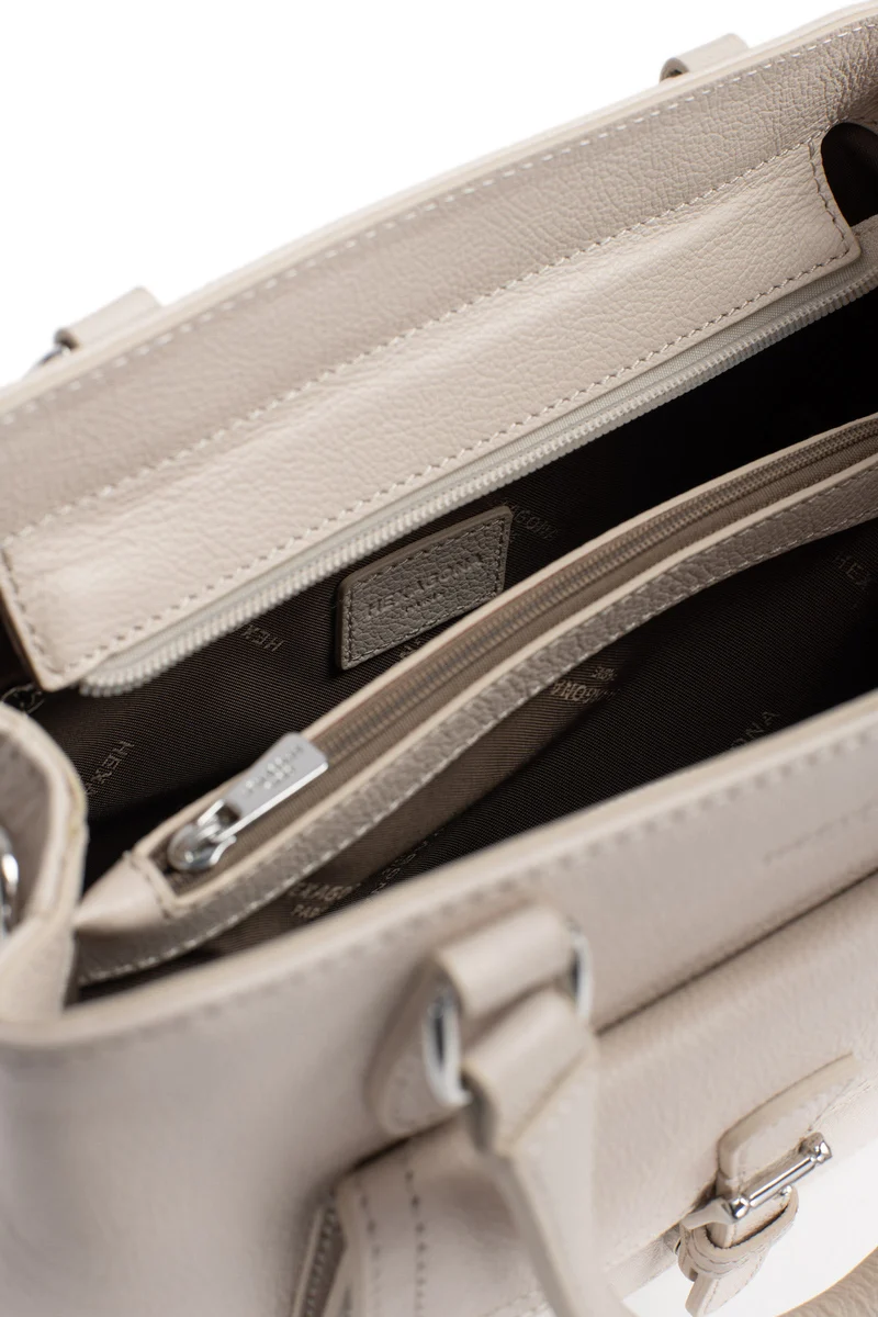 Sac porté main 2 poignées - Cuir