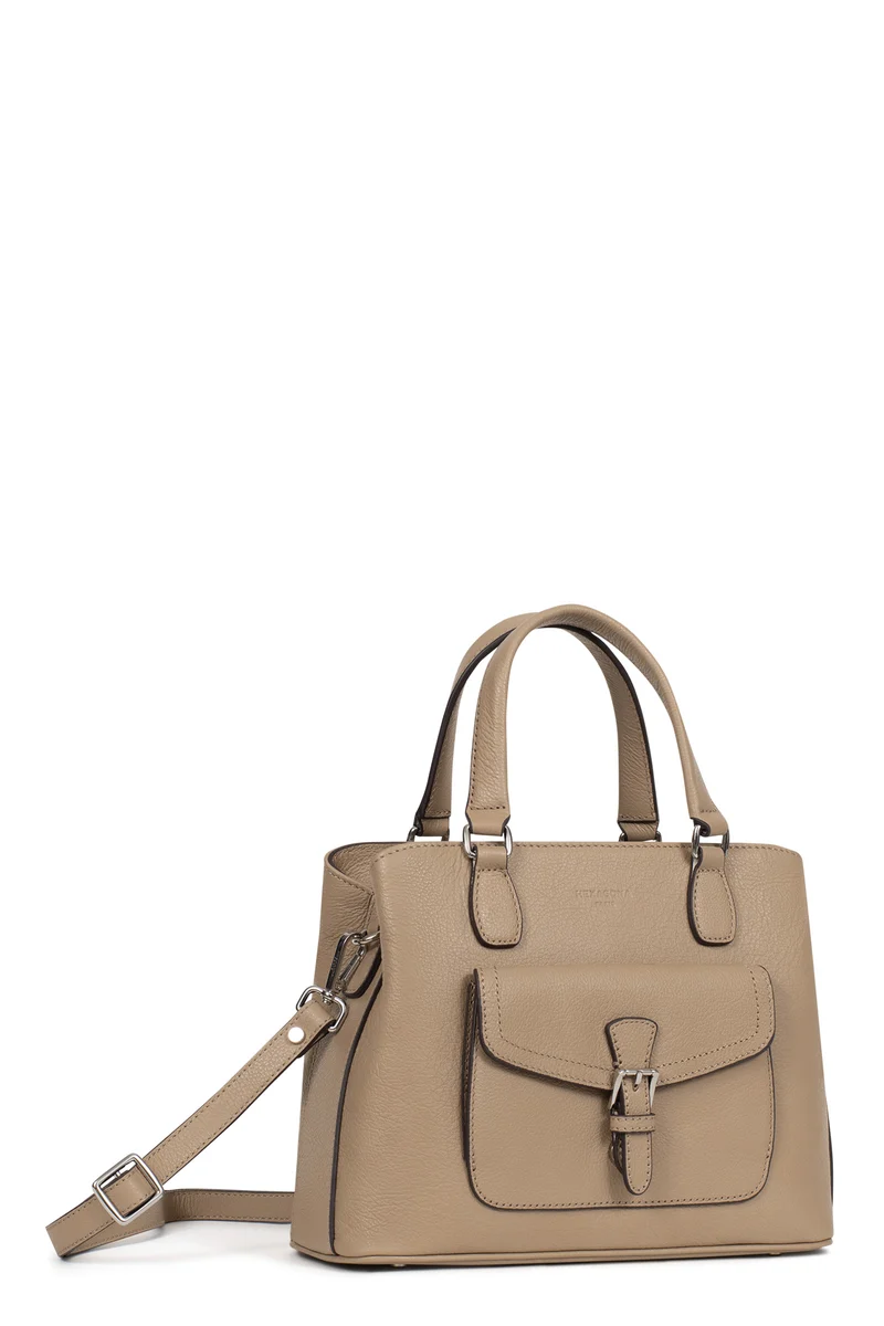 Sac porté main 2 poignées - Cuir