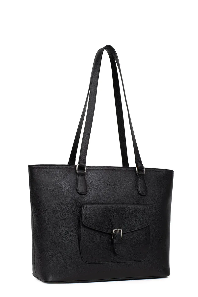Sac cabas porté épaule - A4 - Cuir