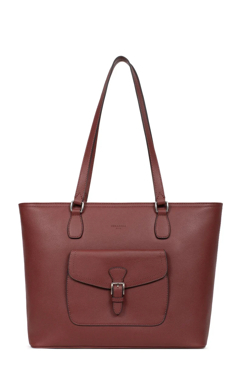 Sac cabas porté épaule - A4 - Cuir