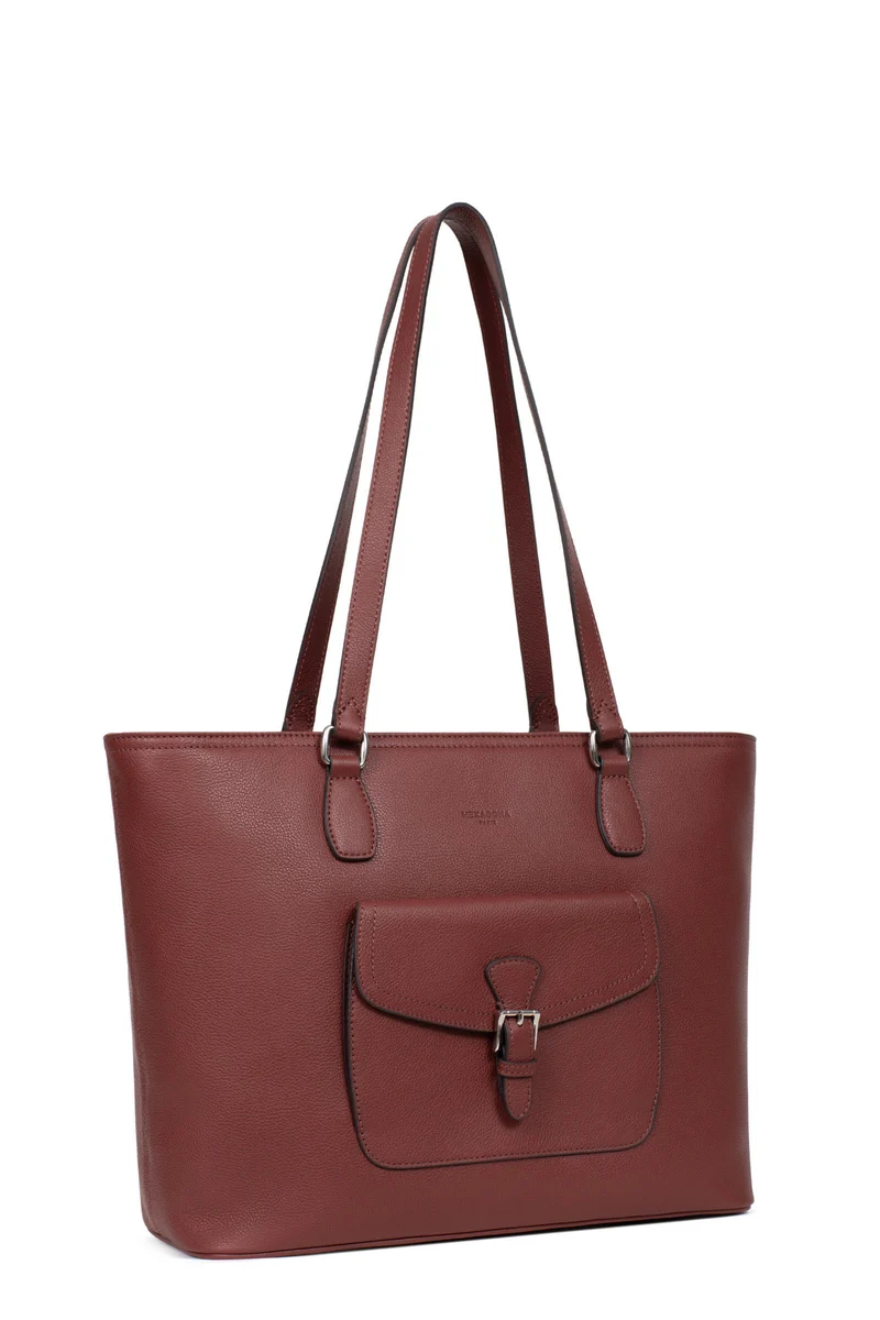 Sac cabas porté épaule - A4 - Cuir