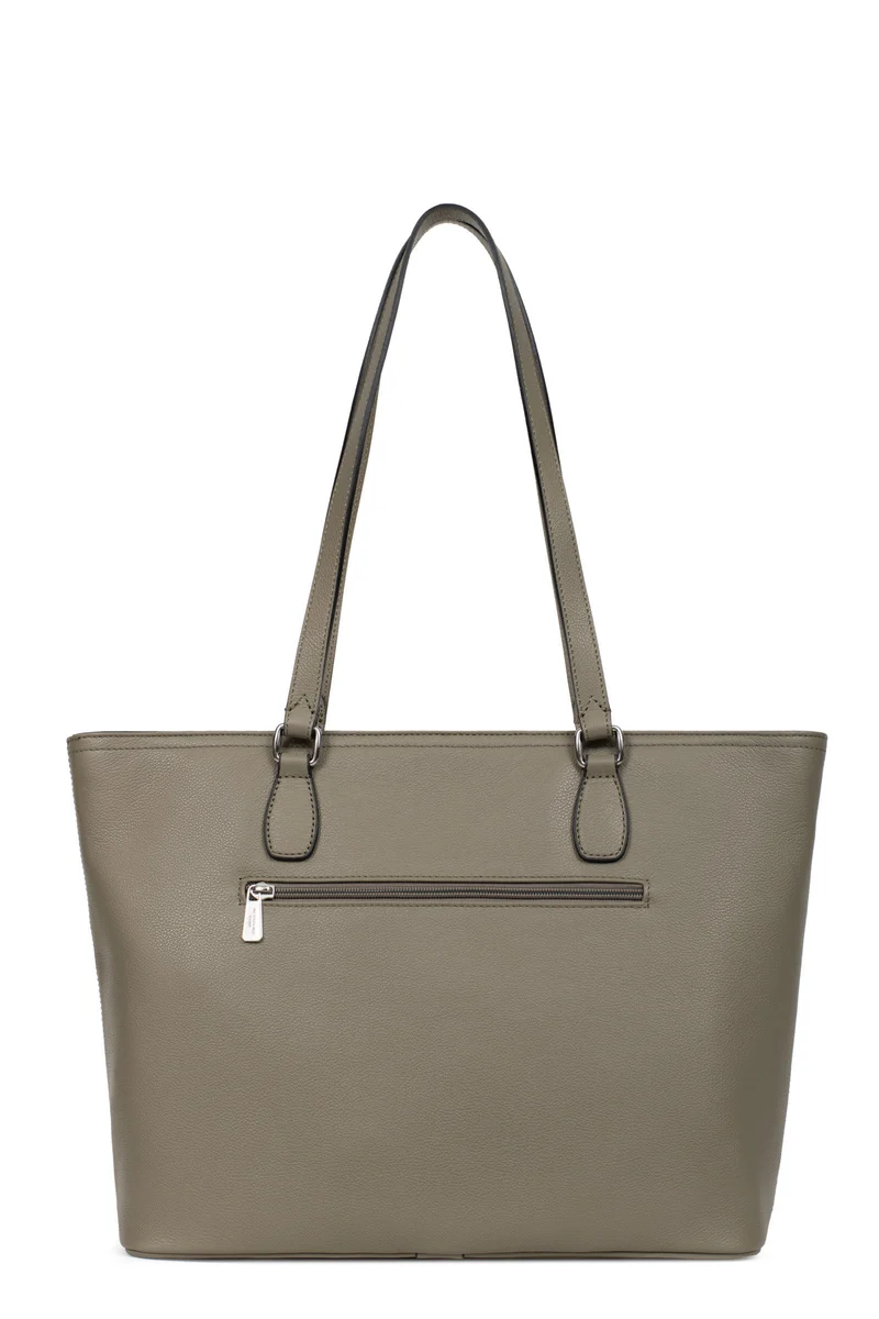 Sac cabas porté épaule - A4 - Cuir