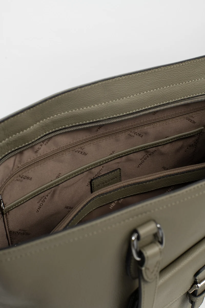 Sac cabas porté épaule - A4 - Cuir
