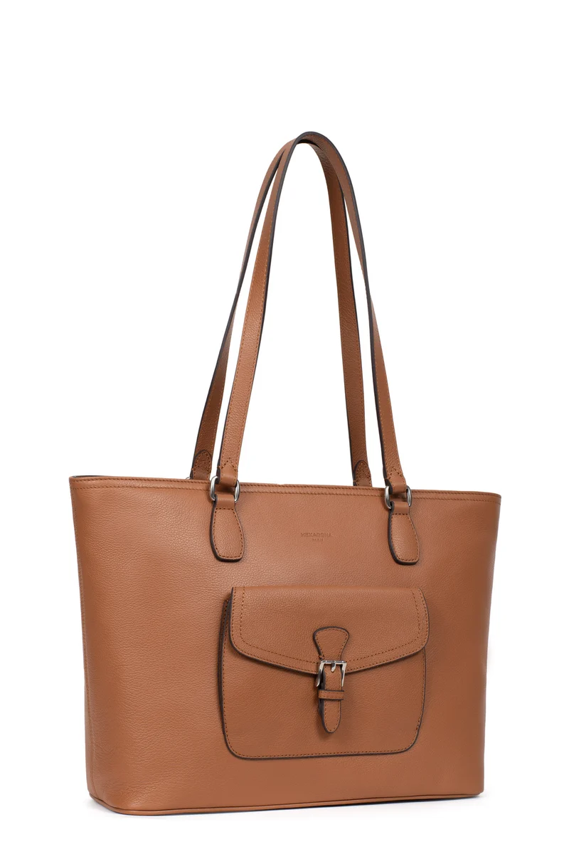 Sac cabas porté épaule - A4 - Cuir