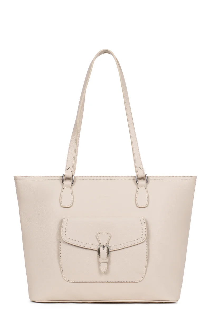 Sac cabas porté épaule - A4 - Cuir