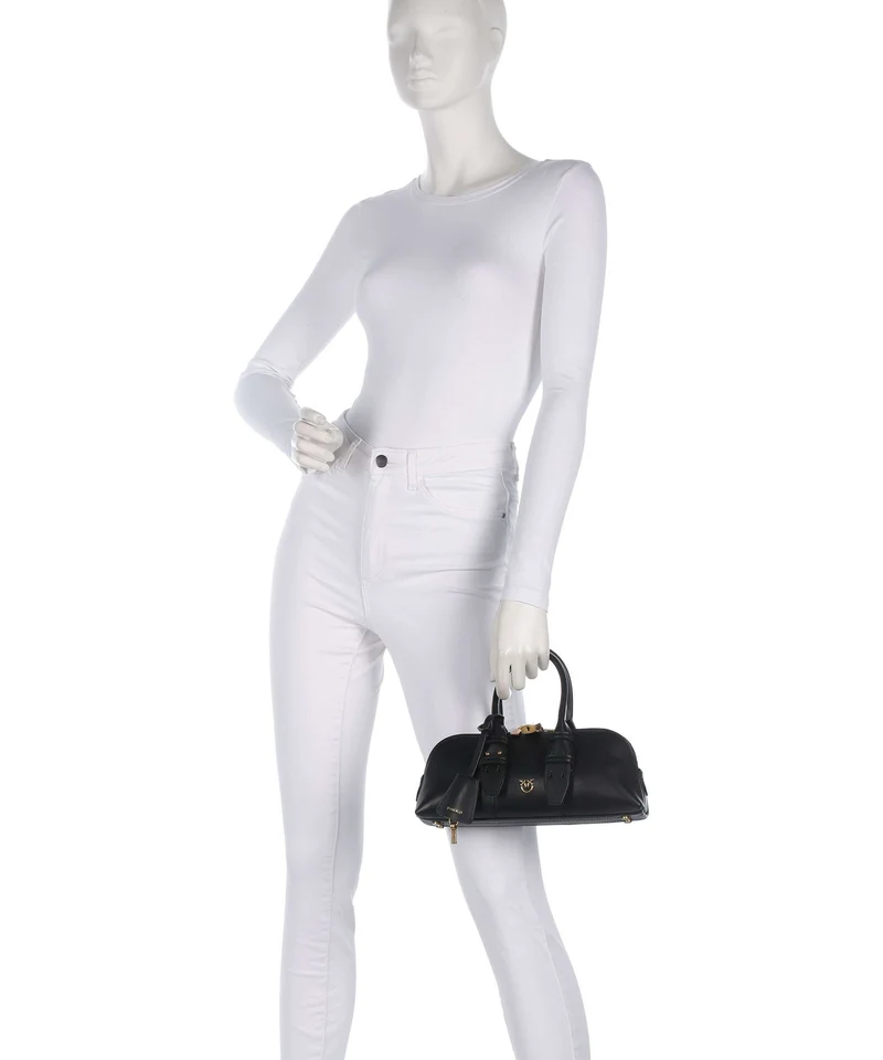 Pinko Bowling Horizontal Sac à main nero/antique gold