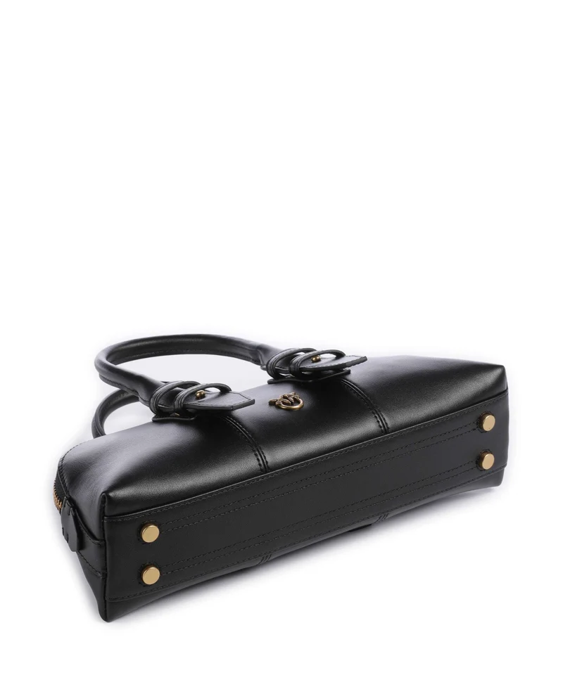 Pinko Bowling Horizontal Sac à main nero/antique gold