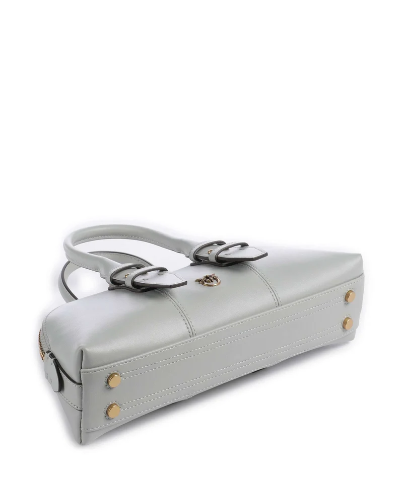 Pinko Bowling Horizontal Sac à main grigio perla/antique gold