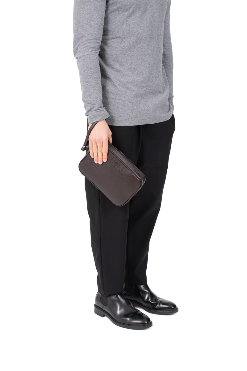 Pochette dragonne - Cuir