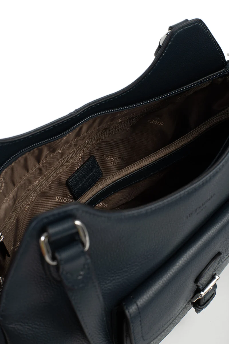 Sac porté épaule 2 anses - Cuir