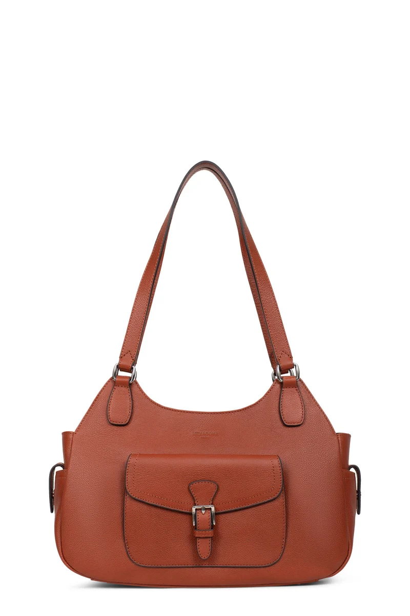 Sac porté épaule 2 anses - Cuir