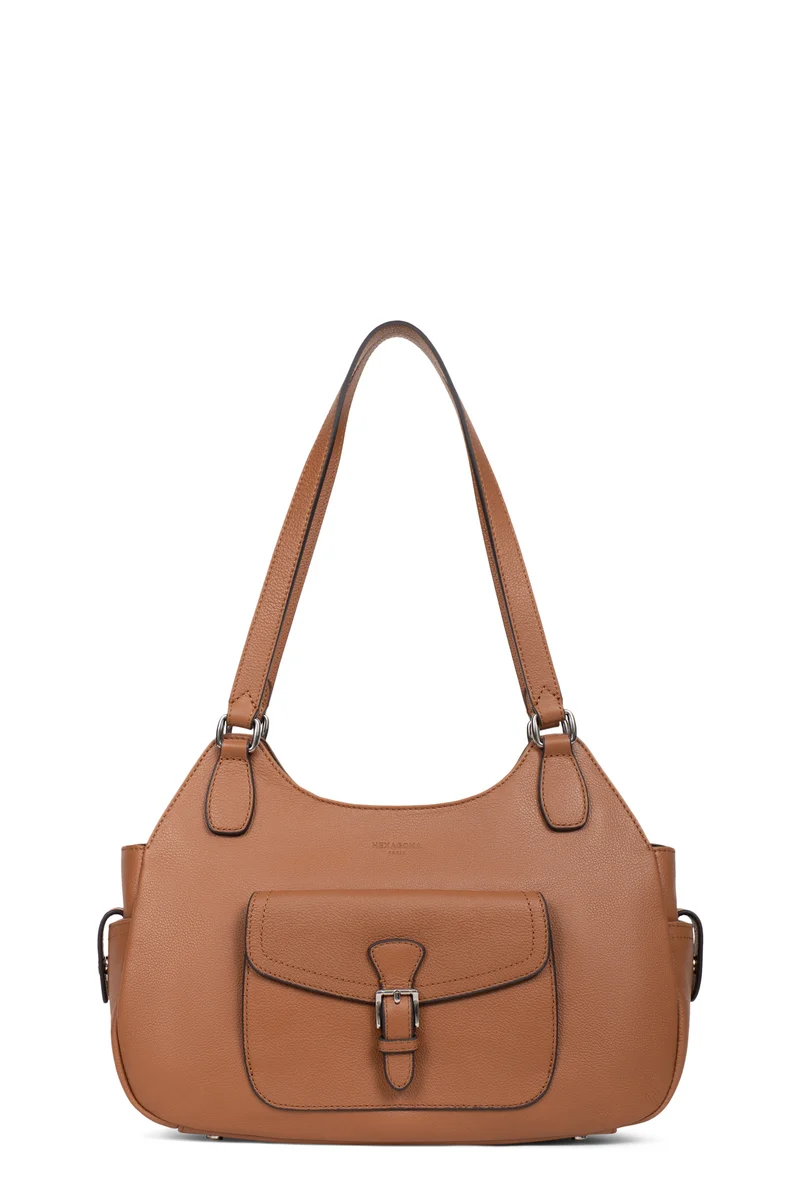 Sac porté épaule 2 anses - Cuir