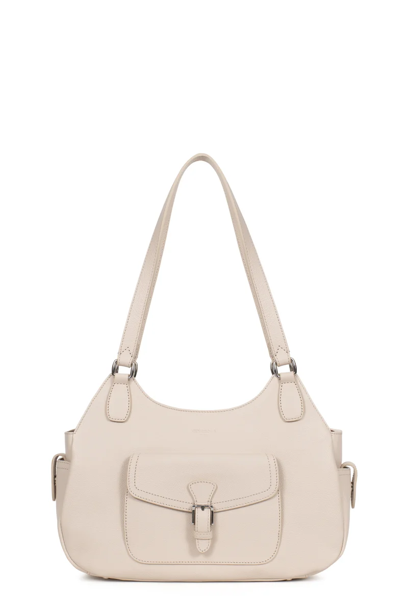 Sac porté épaule 2 anses - Cuir