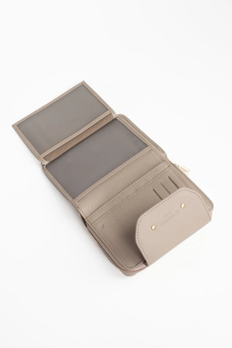 Portefeuille - 2 volets - Stop RFID - Cuir de vachette