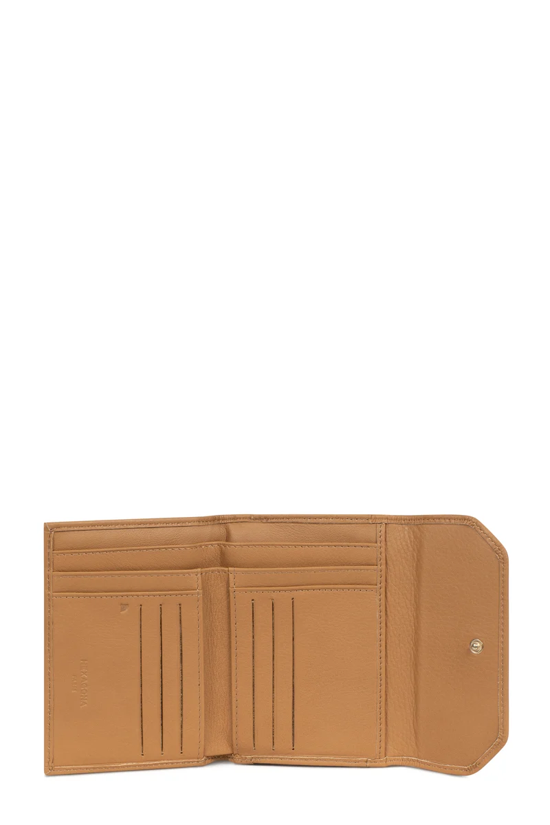 Portefeuille - 1 volet - Stop RFID - Cuir de vachette