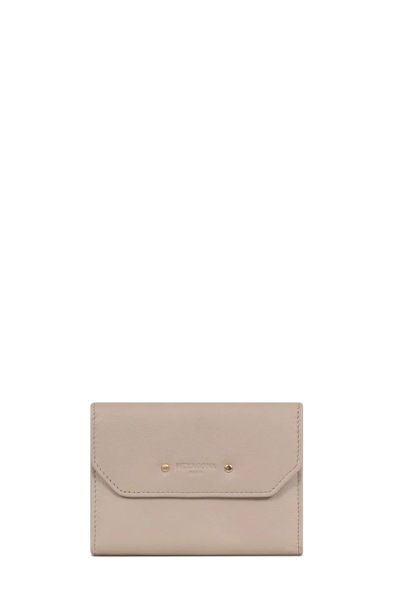 Portefeuille - 1 volet - Stop RFID - Cuir de vachette