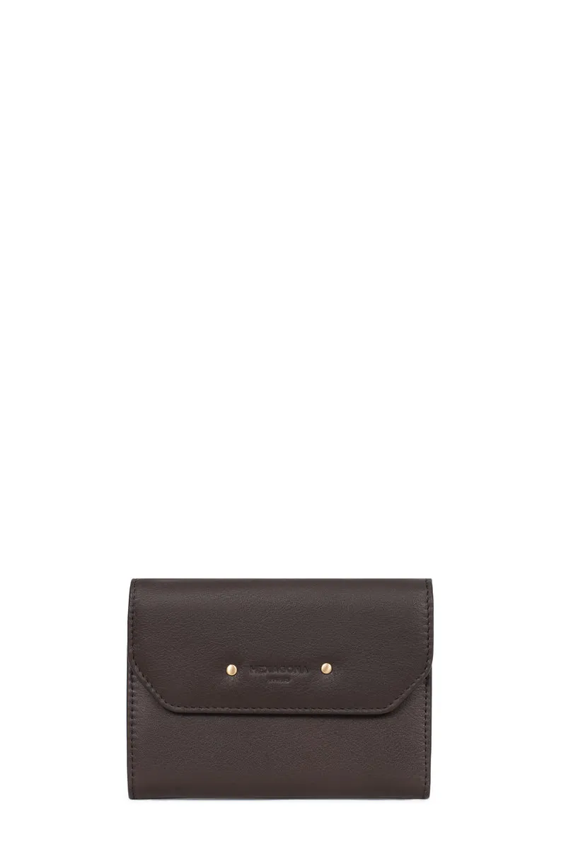 Portefeuille - 1 volet - Stop RFID - Cuir de vachette