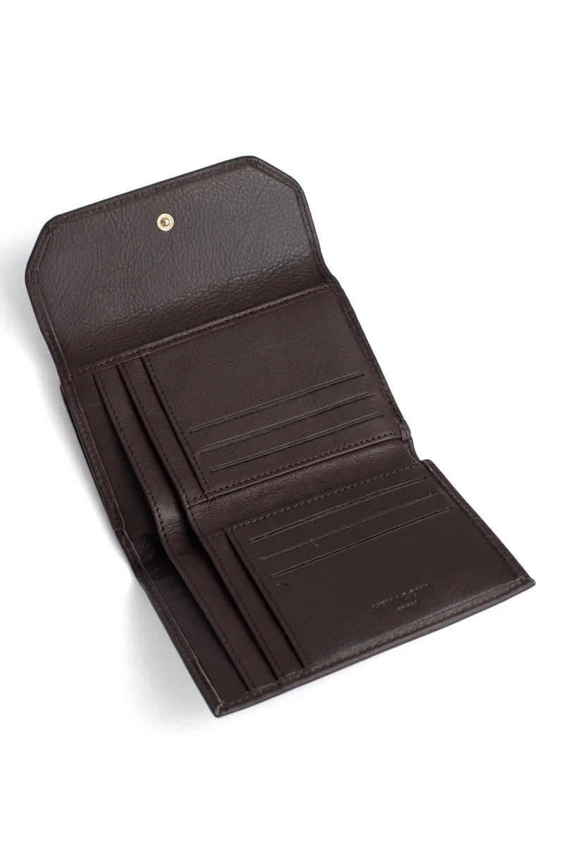 Portefeuille - 1 volet - Stop RFID - Cuir de vachette