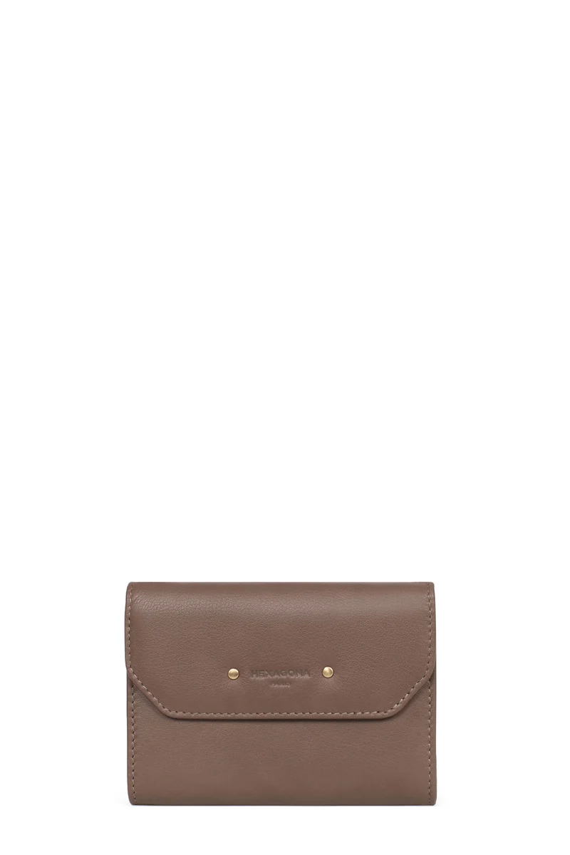 Portefeuille - 1 volet - Stop RFID - Cuir de vachette