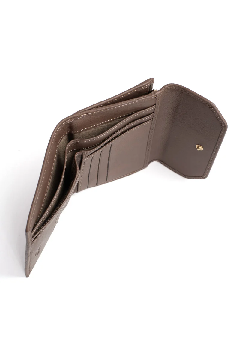 Portefeuille - 1 volet - Stop RFID - Cuir de vachette