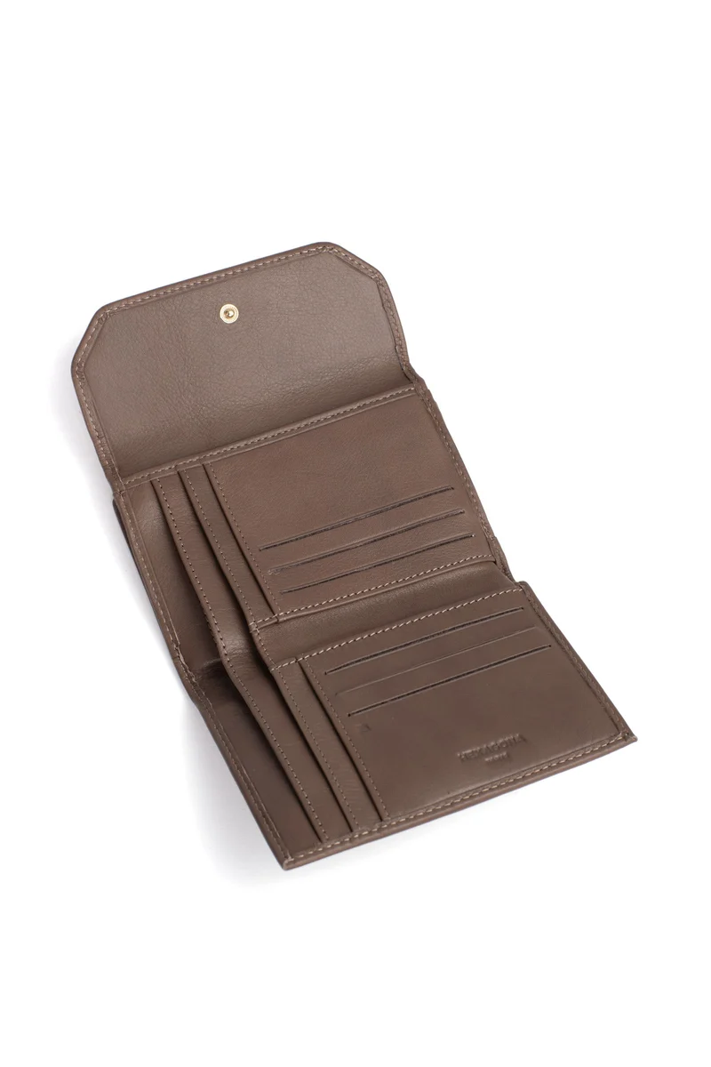 Portefeuille - 1 volet - Stop RFID - Cuir de vachette