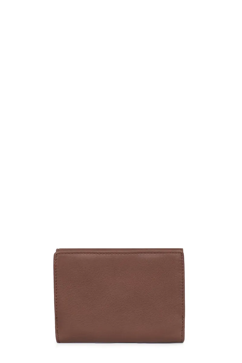 Portefeuille - 1 volet - Stop RFID - Cuir de vachette