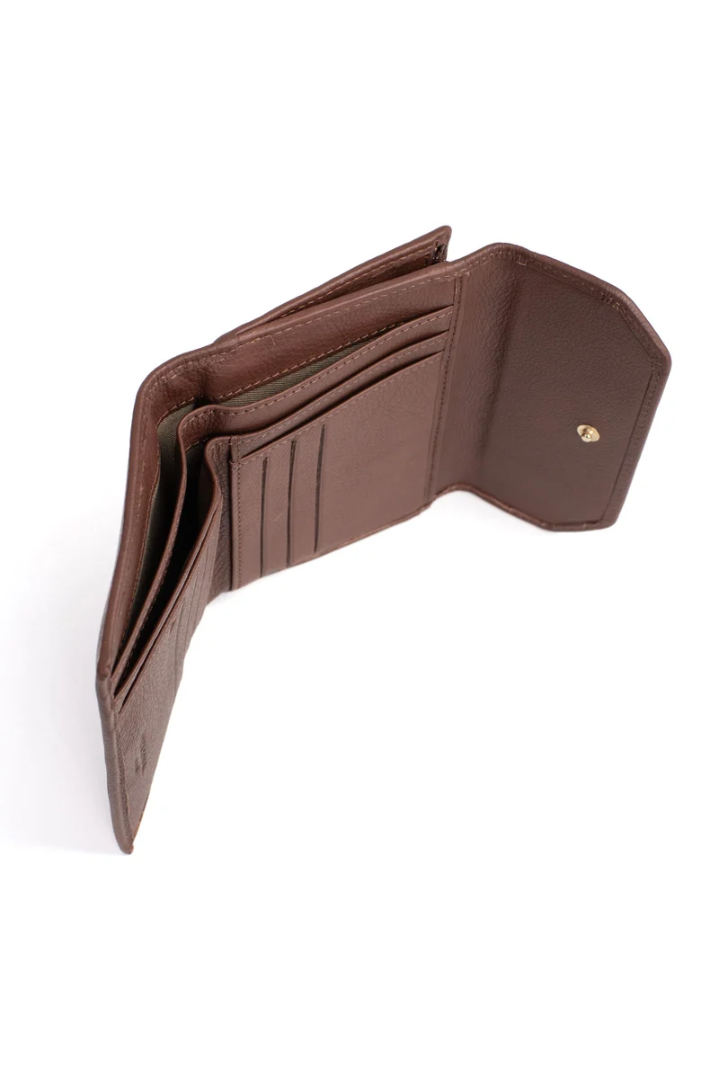 Portefeuille - 1 volet - Stop RFID - Cuir de vachette