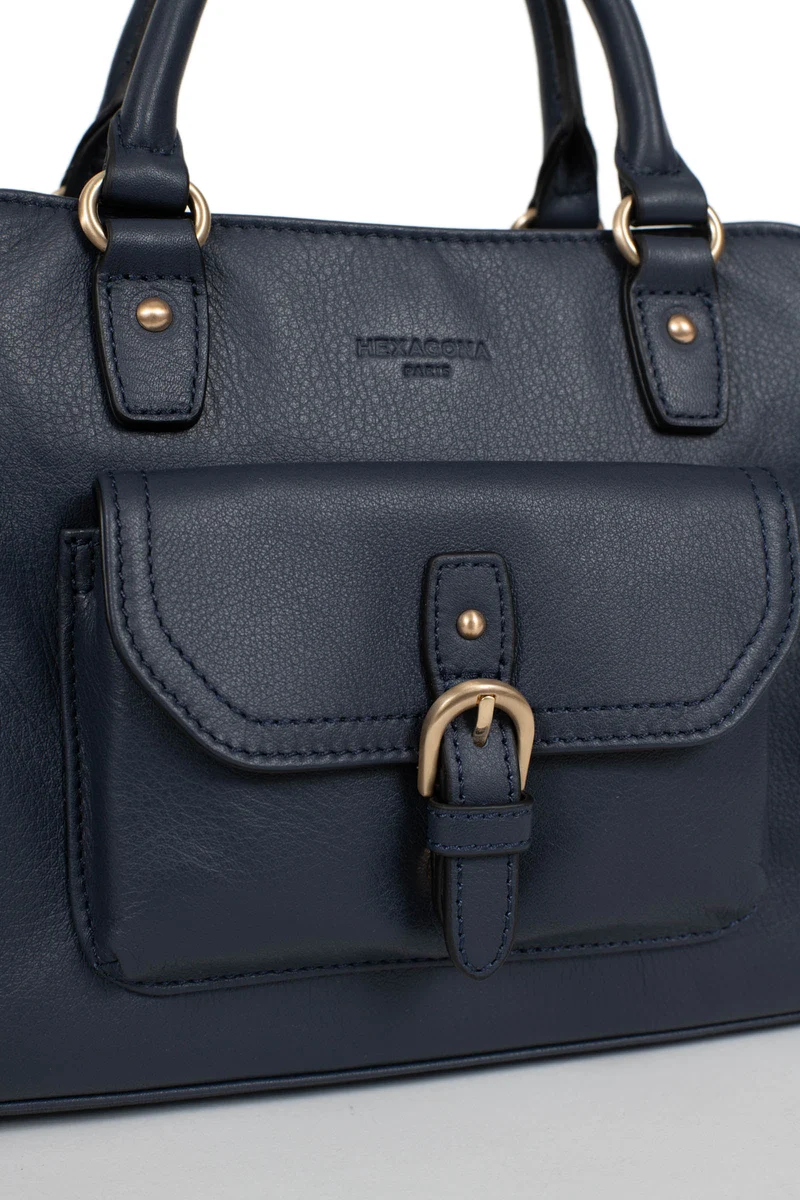 Sac porté main 2 poignées - Cuir de vachette