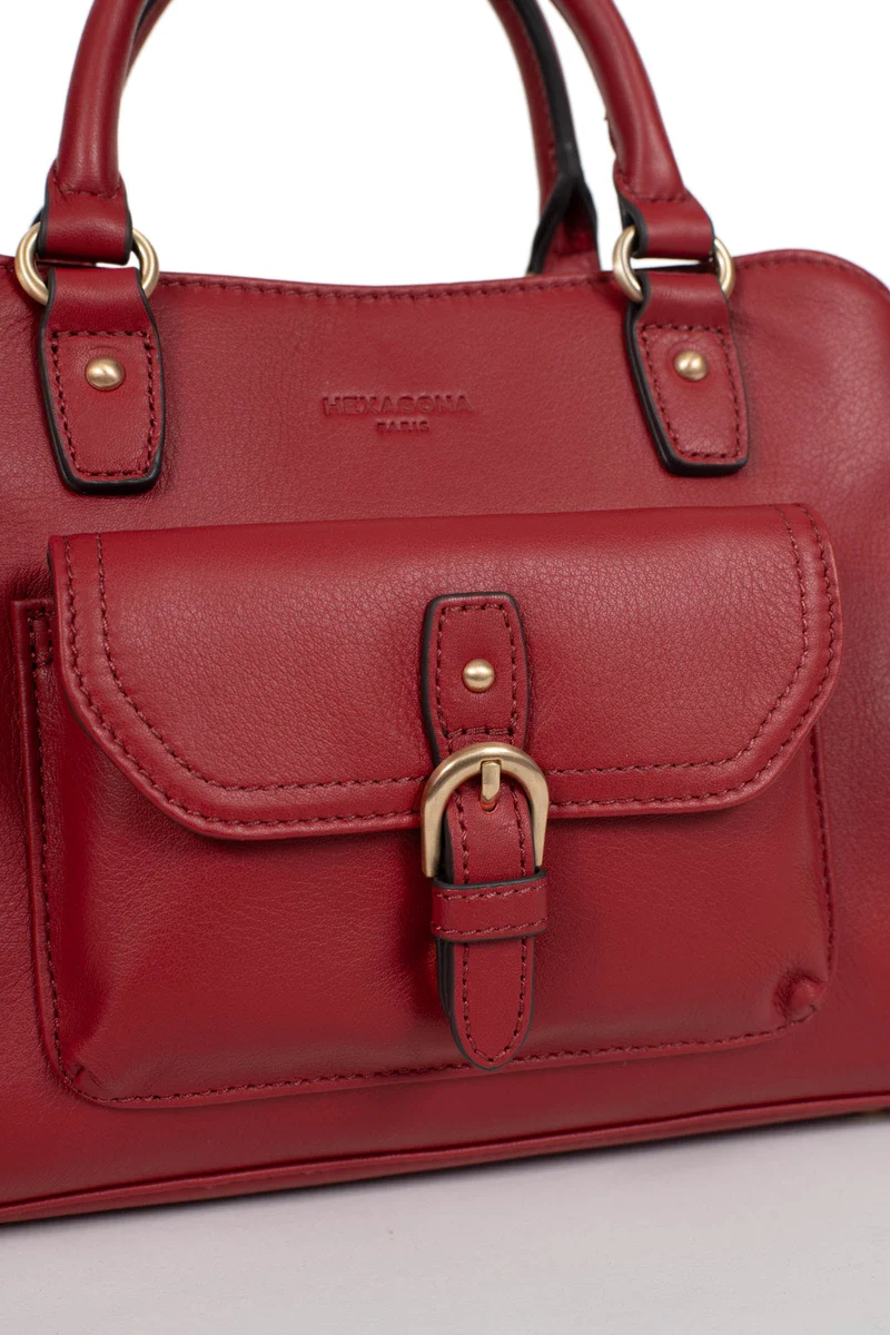 Sac porté main 2 poignées - Cuir de vachette