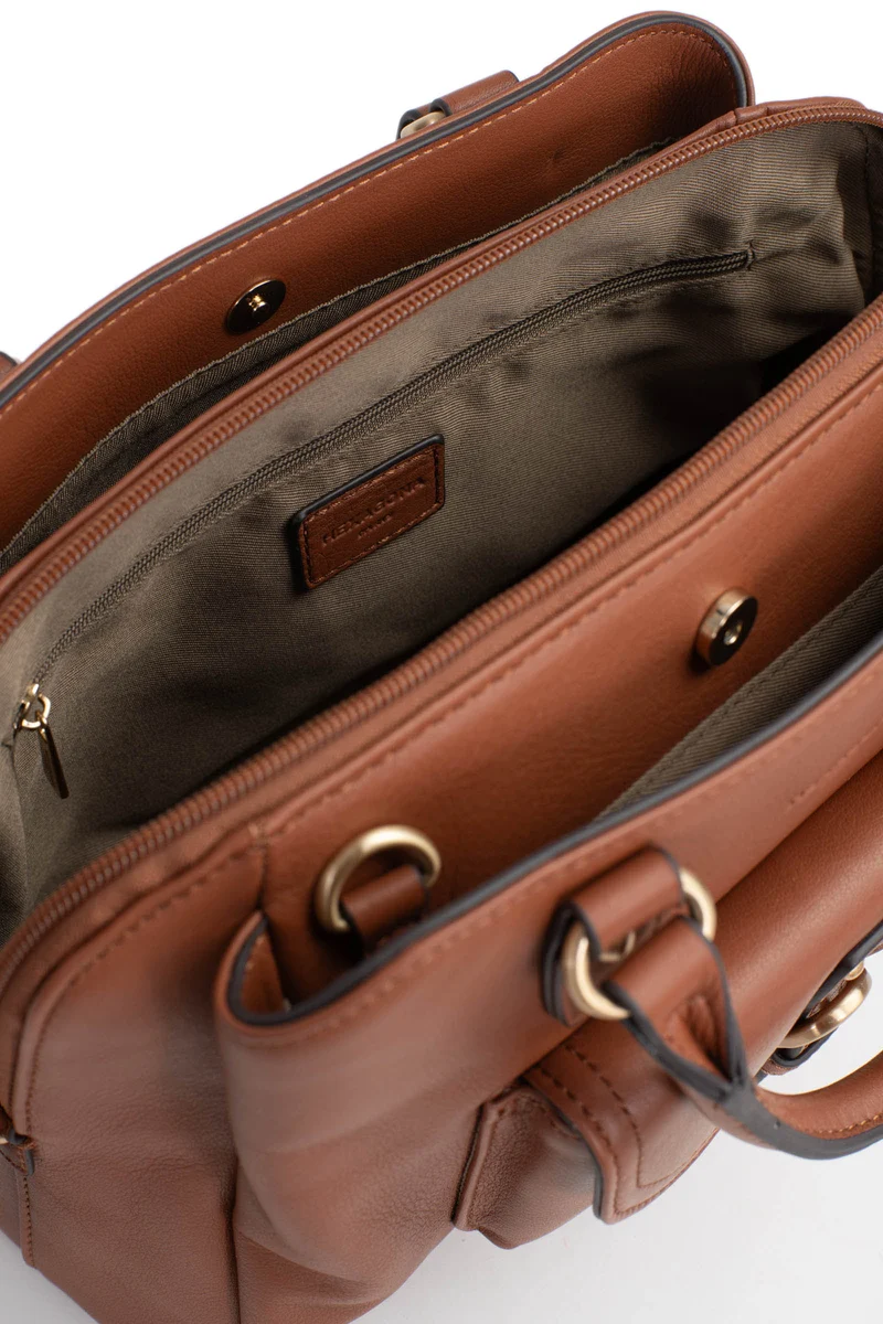 Sac porté main 2 poignées - Cuir de vachette