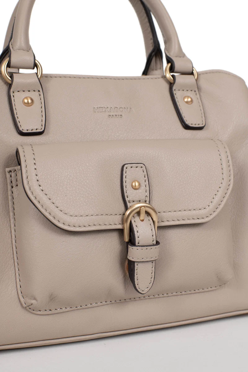 Sac porté main 2 poignées - Cuir de vachette
