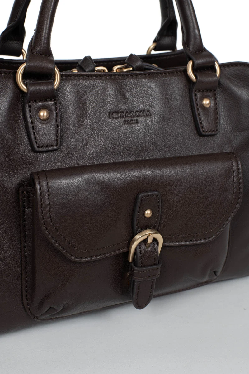 Sac porté main 2 poignées - Cuir de vachette