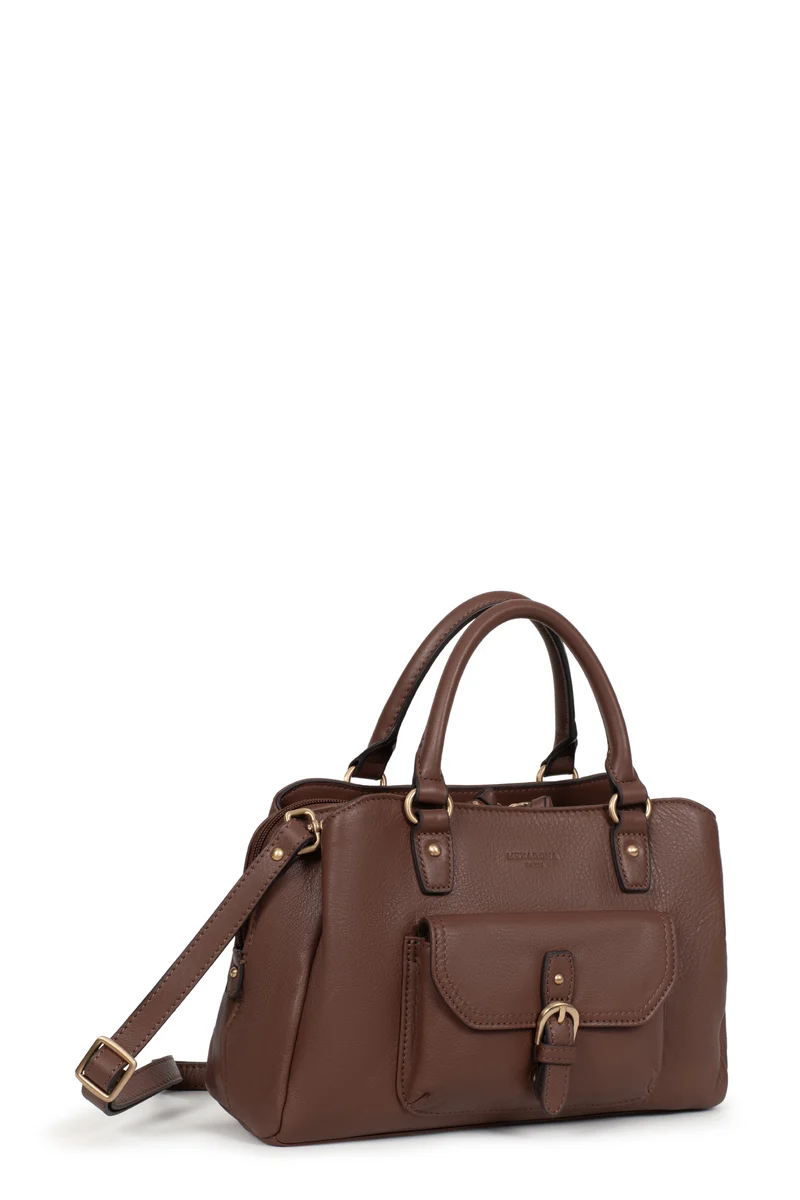 Sac porté main 2 poignées - Cuir de vachette
