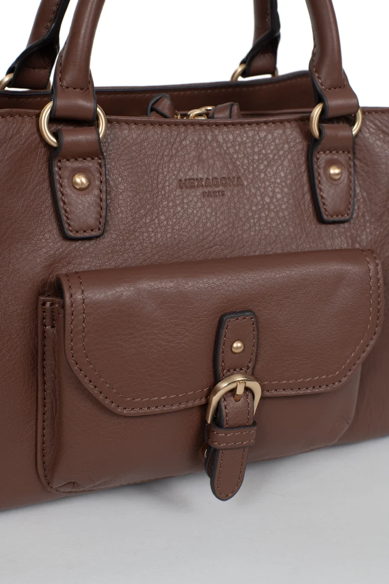 Sac porté main 2 poignées - Cuir de vachette