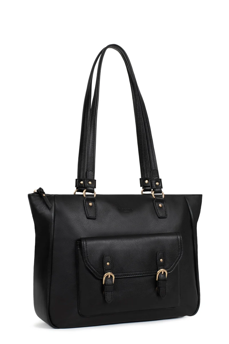 Sac porté épaule 2 anses - A4 - Cuir de vachette