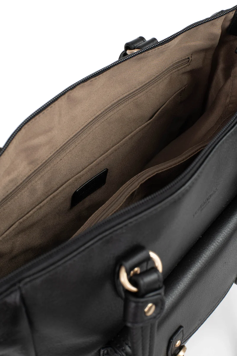 Sac porté épaule 2 anses - A4 - Cuir de vachette