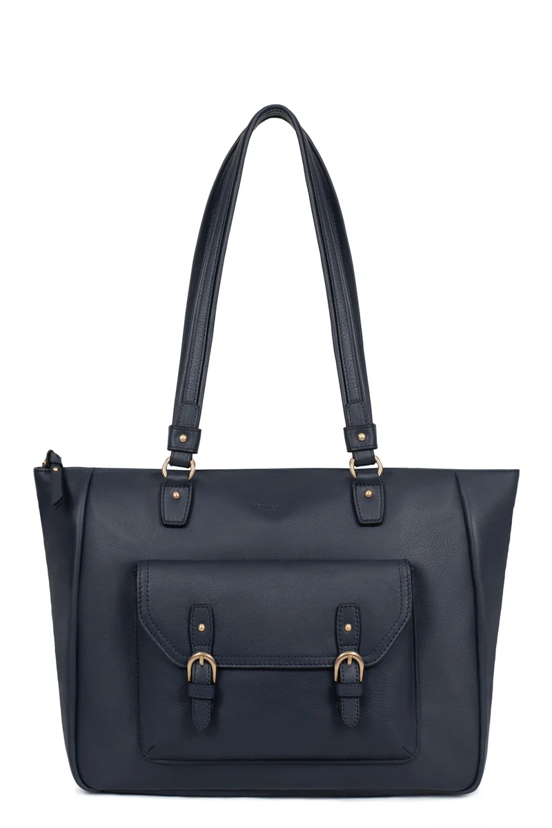 Sac porté épaule 2 anses - A4 - Cuir de vachette