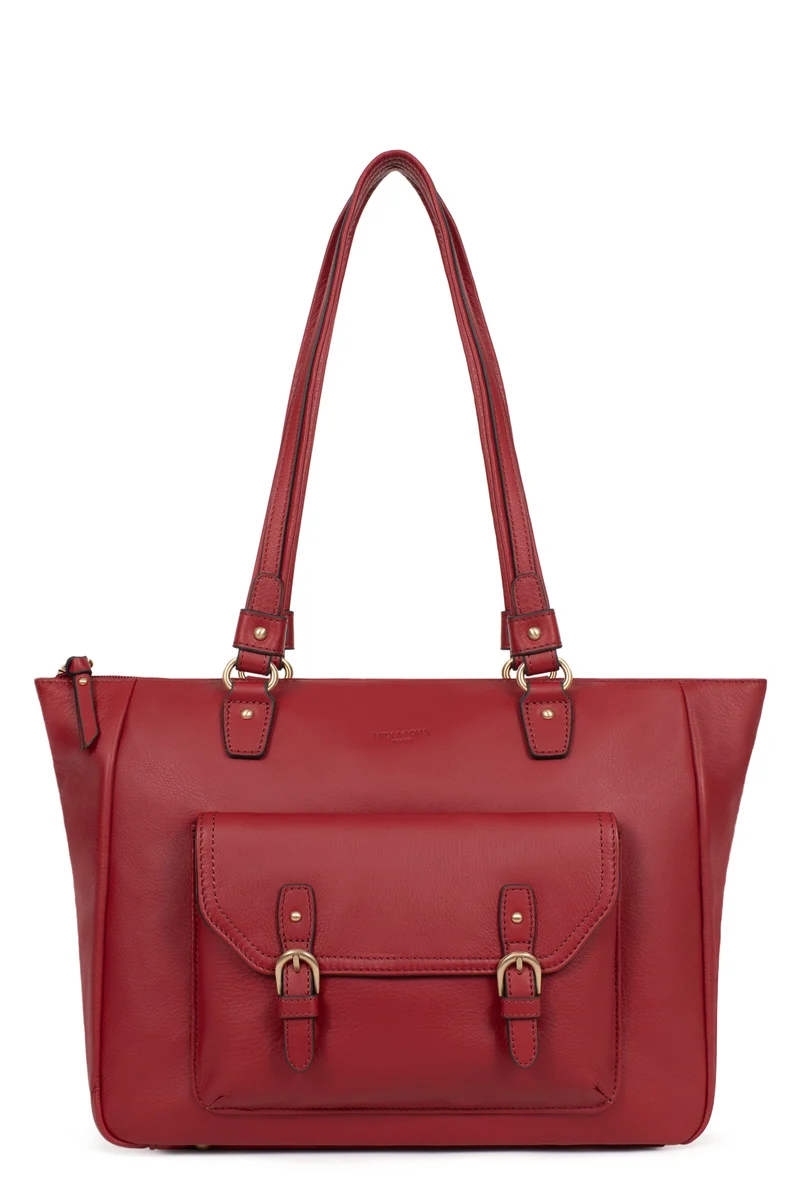 Sac porté épaule 2 anses - A4 - Cuir de vachette